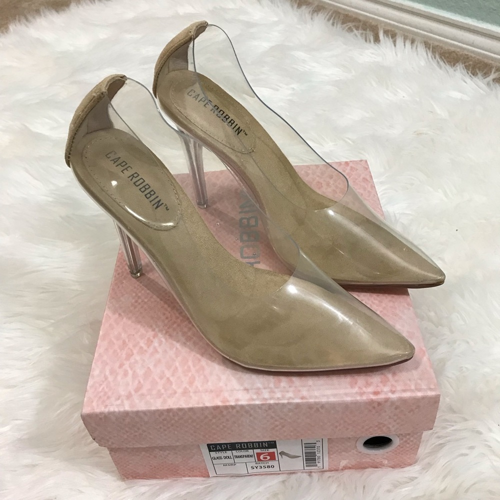 Cape Robbin- Clear Heels